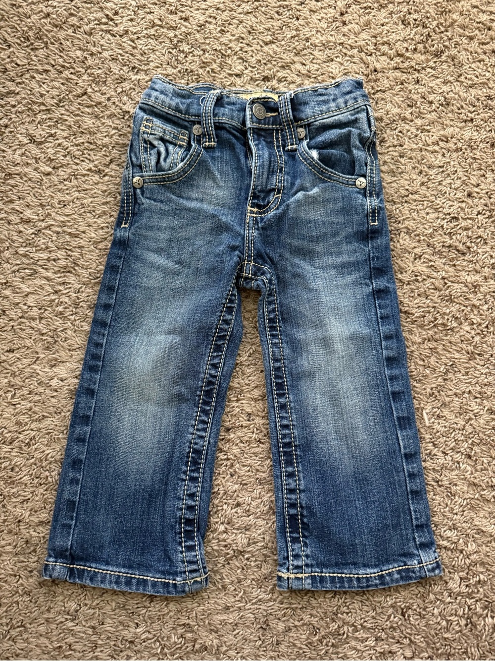 Wrangler Boys Denim Jeans in Faded Blue